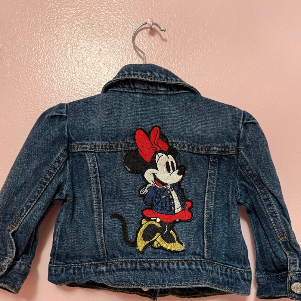 GAP X DISNEY babygirl Minnie Mouse jeaned jacket